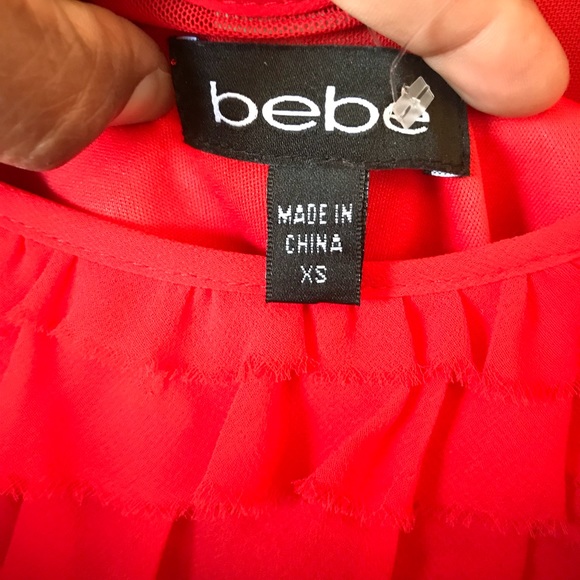 Bebe Ruffled Dress - Picture 3 of 4